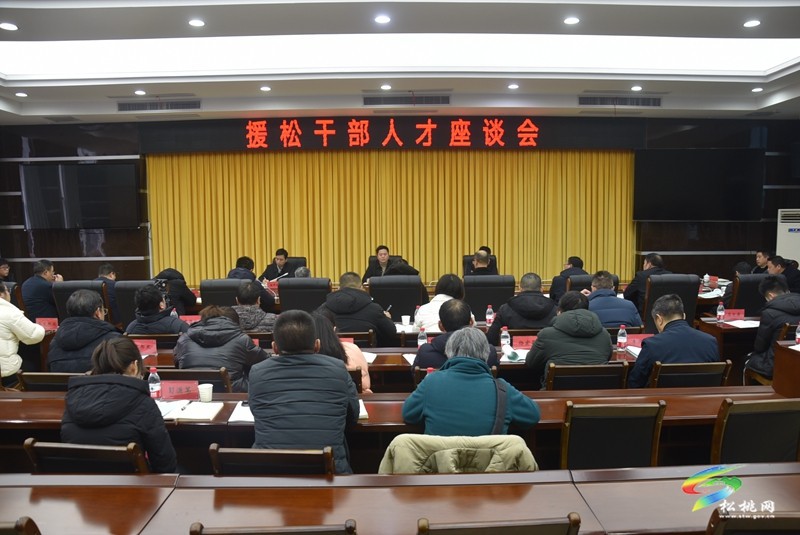 松桃召開援松干部人才座談會
