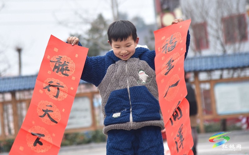 “新春送祝?！の幕M(jìn)萬家”活動(dòng)走進(jìn)團(tuán)山社區(qū)