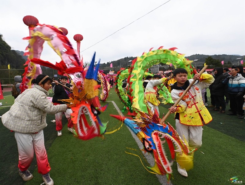 松桃舉辦第十四屆中國寨英滾龍文化藝術(shù)節(jié)