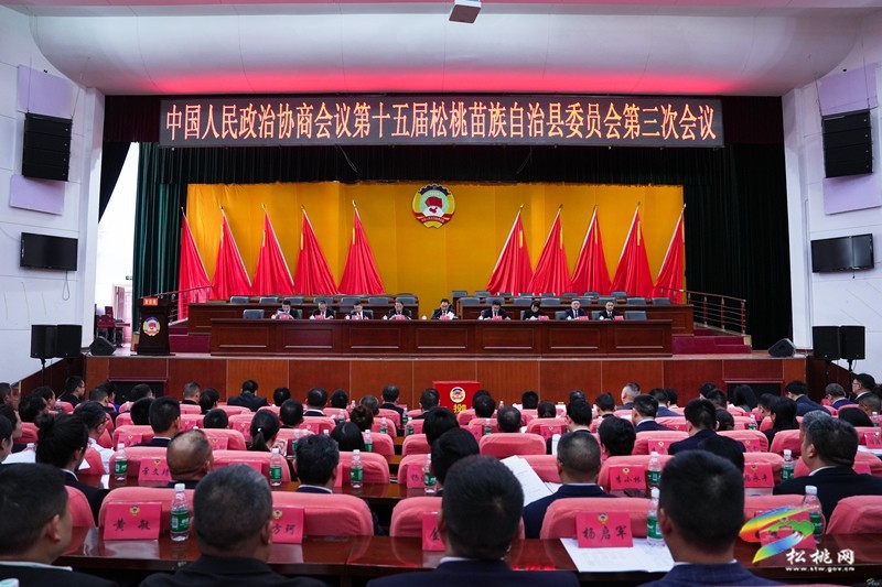 縣政協(xié)十五屆三次會議召開第三次全體會議