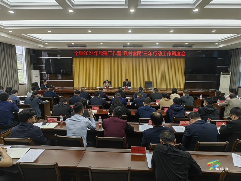 全縣2024年黨建工作暨“強(qiáng)村富民”三年行動(dòng)工作調(diào)度會(huì)召開