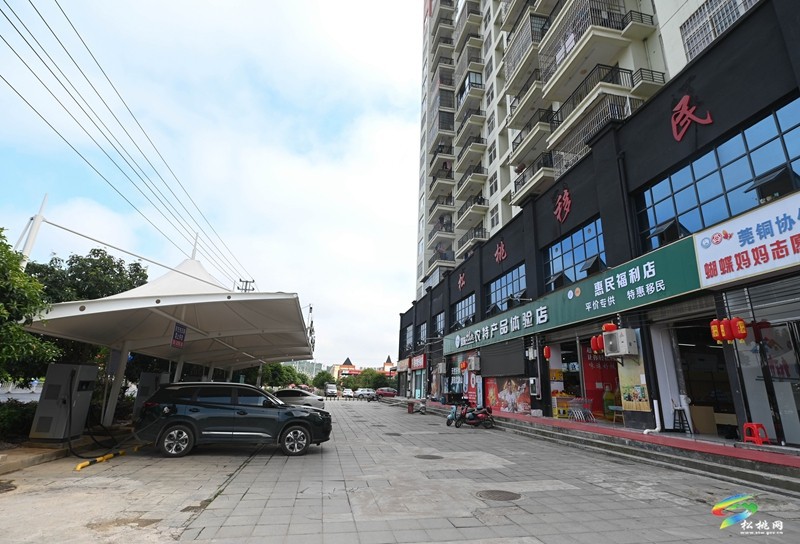 蓼皋街道育才社區(qū)：2個新能源汽車充電站投入試運營