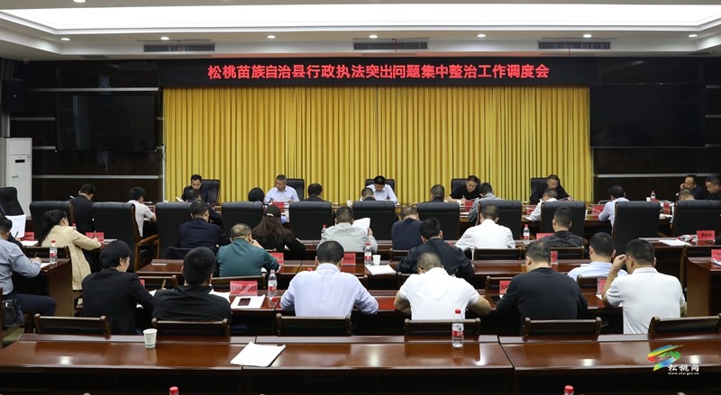 全縣行政執(zhí)法突出問題集中整治工作調(diào)度會(huì)召開