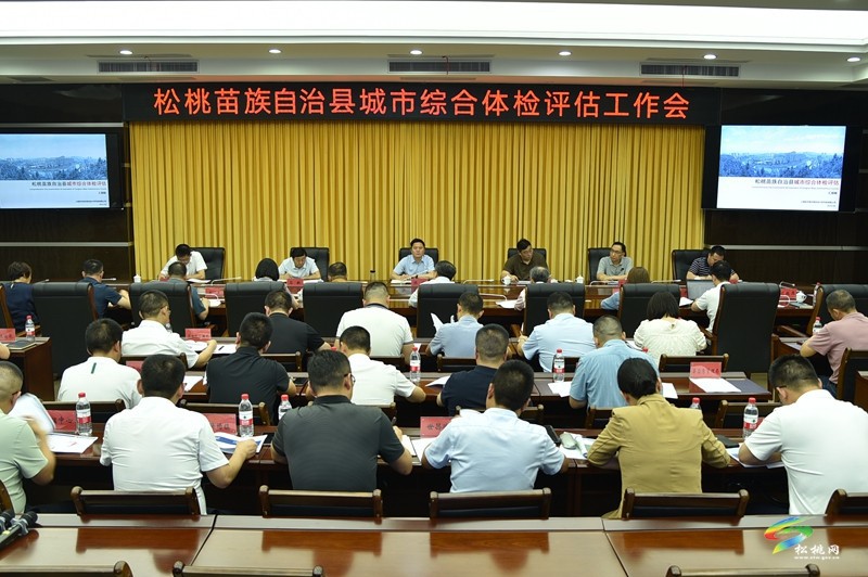 全縣城市綜合體檢評估工作會議召開