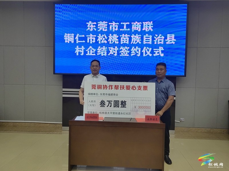 【粵黔協(xié)作·莞愛銅行】東莞市工商聯(lián)·銅仁市松桃苗族自治縣村企結對座談會召開