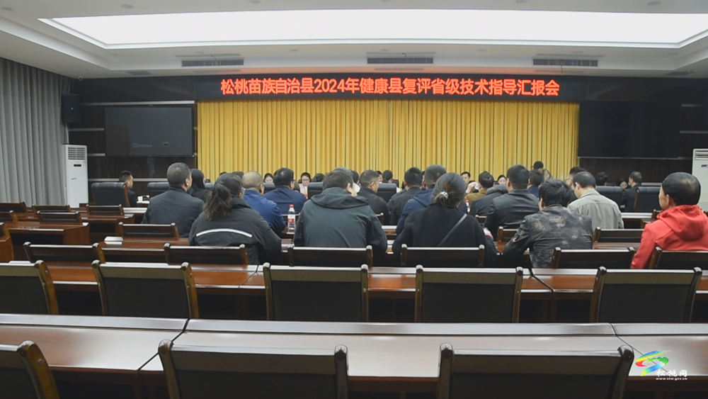 松桃2024年健康縣復(fù)評省級技術(shù)指導(dǎo)匯報會召開