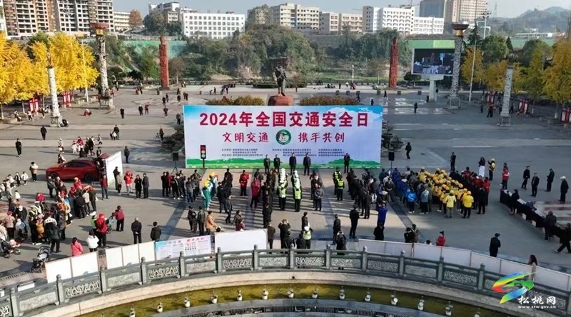 松桃開展2024年全國交通安全日活動