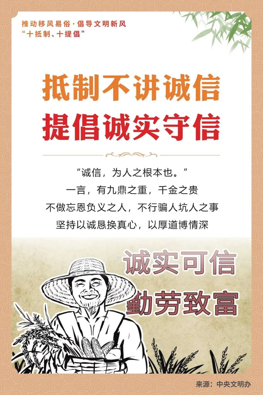 【文明倡議】中央文明辦：推動(dòng)移風(fēng)易俗 倡導(dǎo)文明新風(fēng)“十抵制、十提倡”
