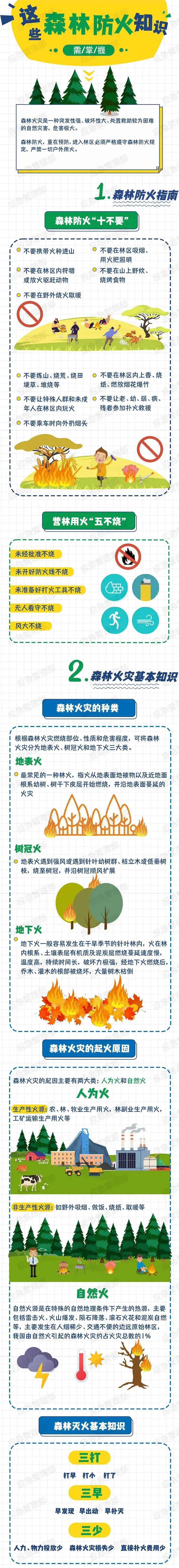 關(guān)于森林防火，這些知識需掌握→
