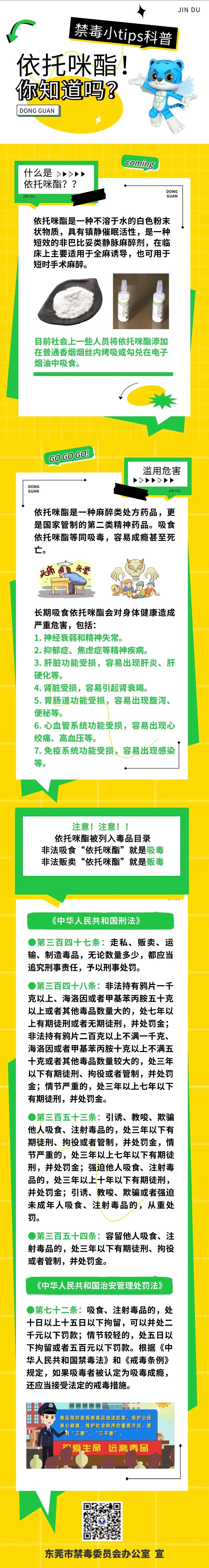 開學(xué)第一課，一圖了解依托咪酯真面目，不止“上頭”還上癮！