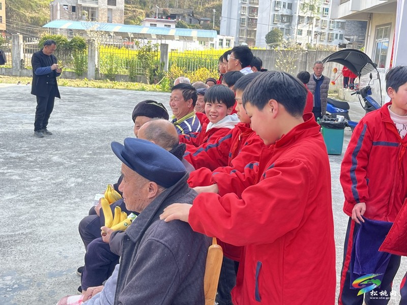 妙隘鄉(xiāng)完小開展學(xué)雷鋒敬老人活動