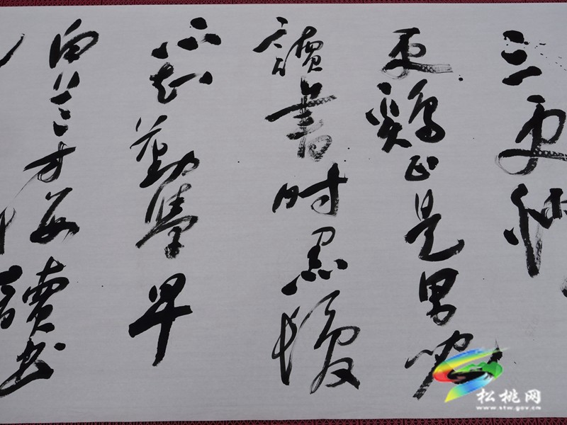 松桃第三完?。耗珵⒐P尖寫(xiě)春秋 一撇一捺是傳承