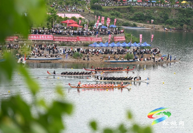 【網(wǎng)絡(luò)中國(guó)節(jié)·端午】松桃:百舸爭(zhēng)流戰(zhàn)端午 龍舟競(jìng)渡九龍湖