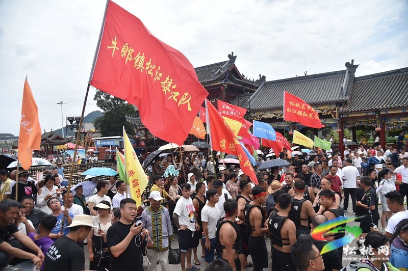 龍舟競(jìng)渡九龍湖  展苗鄉(xiāng)健兒風(fēng)采