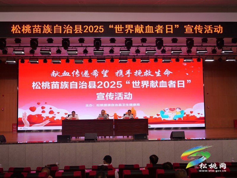 我縣舉辦2025年世界獻(xiàn)血者日宣傳活動(dòng)