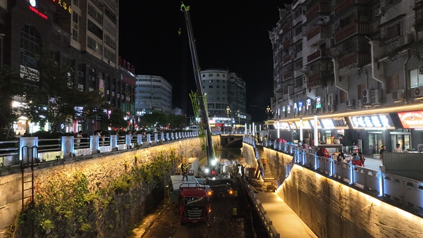 松桃南門河片區(qū)城市更新建設(shè)項目進(jìn)入沖刺階段