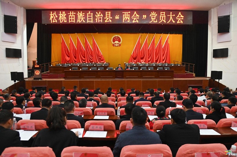 松桃苗族自治縣“兩會(huì)”黨員大會(huì)召開(kāi)