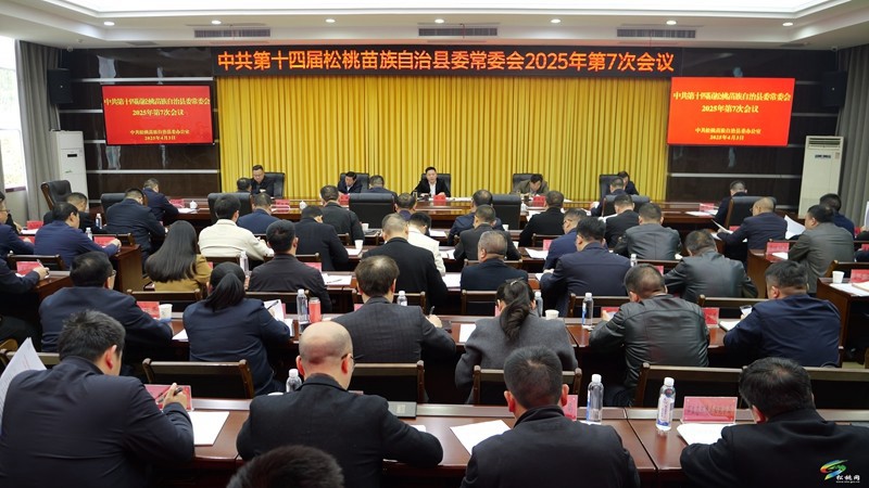縣委常委會(huì)2025年第7次會(huì)議召開