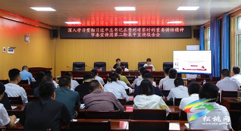 深入學(xué)習(xí)貫徹習(xí)近平總書記在貴州考察時(shí)的重要講話精神市委宣講團(tuán)成員在我縣開展第二輪集中宣講