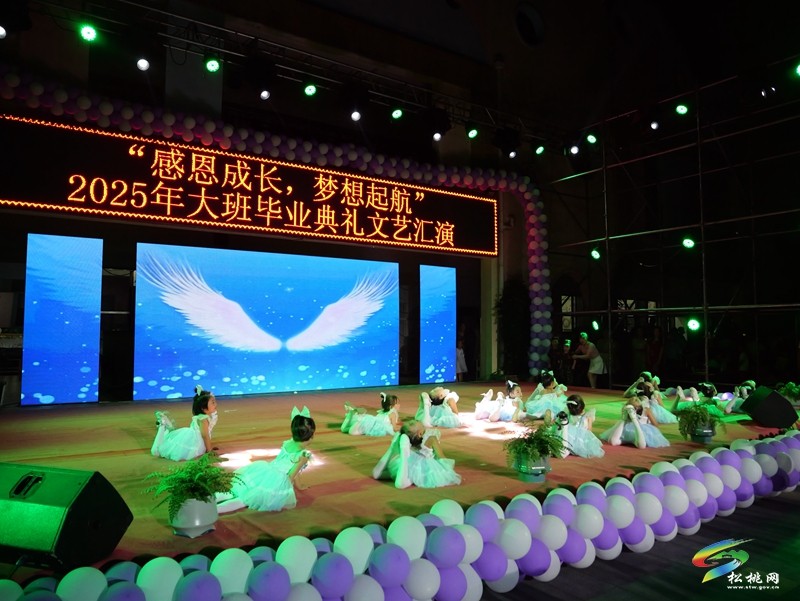 縣第三幼兒園舉辦大班畢業(yè)典禮暨文藝匯演