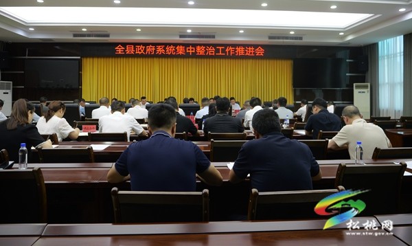 全縣政府系統(tǒng)集中整治工作推進會召開
