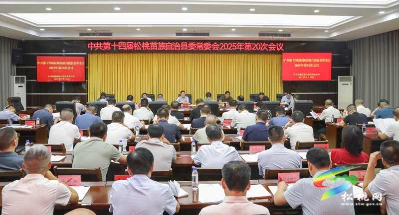 縣委常委會2025年第20次會議召開